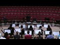 Northwestern University Symphonic Band Rehearsal - May 19, 2016