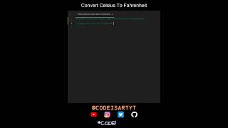 Convert Celsius To Fahrenheit in Python | Python Examples | Python Coding Tutorial | PythonInterview