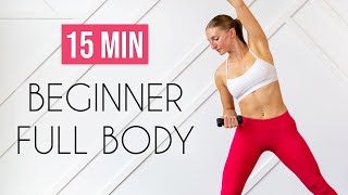 15 min Fat Burning Workout for TOTAL BEGINNERS (Achievable, Full Body)