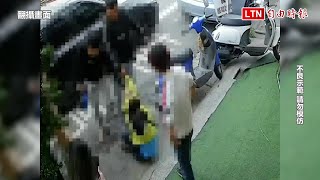 債務糾紛引發當街擄人 台南警逮7嫌並救回被害人(翻攝畫面)