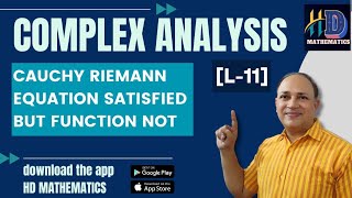 cauchy riemann equations satisfied but function not analytic  complex analysis in hindi by Hd sir