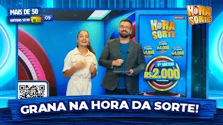 Hora Da Sorte 🍀 | + CHANCES DE GANHAR 🤑 9 SORTEIOS AO VIVO - 24/02/25 📱💰