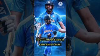 Most top 10 sixers in international cricket #top10 #gk #shorts #ytshorts #viral #tending #msdhoni