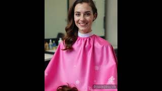 Hair cutting capes on women