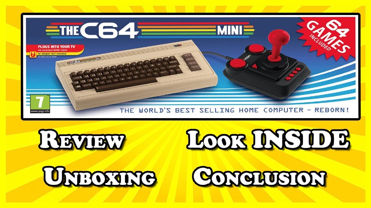 The C64 Mini - Reviewed, Unboxed, Look Inside And Conclusion - YouTube