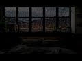 진짜 폭우로 3분 안에 숙면🌨️긴 하루의 깊은 수면, 연구 및 휴식을 위한 사운드
