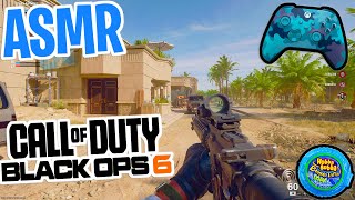 ASMR Gaming 😴 Call of Duty Black Ops 6 Relaxing Gum Chewing 🎮🎧 Xbox Controller Sounds + Whispering 💤