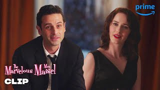 Midge and Lenny Finally Kiss | The Marvelous Mrs. Maisel | Prime Video