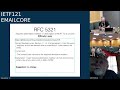 ietf 121 revision of core email specifications emailcore 2024 11 07 17 30