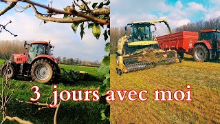 DE LE FAUCHE A L'ENSILAGE D'HERBE - 3 Jours avec moi  !!!!!!