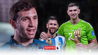 'I won World Cup playing with the GOAT!' 🐐 | Emiliano Martínez on Argentina, World Cup & Villa!