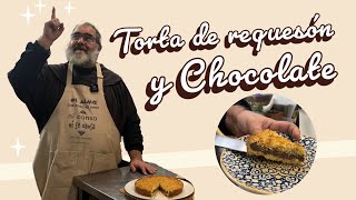 Torta de requesón y chocolate