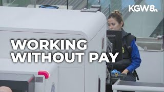 Day 42: TSA agents, many veterans, work without pay as flights cut at PDX