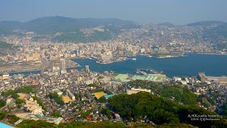 4K 稲佐山 長崎市 稲佐山、長崎、九州 日本