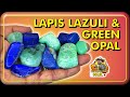 A Difficult Tumble - Lapis Lazuli and Green Opalite #crystals #gemstone #rockhounding #prospecting