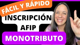 Inscripción AFIP + Monotributo PASO a PASO ( Trámite Completo!!! )