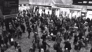 Crowd flow at Euston