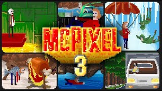 McPixel 3 Main Game + DLCs 100% ALL GAGS (Full Game No Commentary)