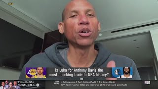 NBA Gametime | Reggie Miller reacts to the most shocking trade in NBA history Luka for Anthony Davis