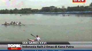 TOPIK ANTV Tim Dayung Indonesia Raih Emas Pertama Sea Games