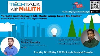 Create and Deploy a ML Model using Azure ML Studio