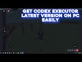 How to install Codex Executor On PC Step By Step | Best Roblox Executor For PC/LAPTOP