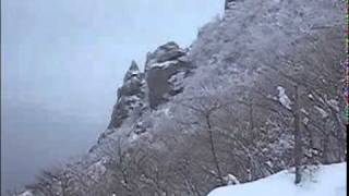 2011年3月8日御在所岳裏登山道02　気温-3.5℃風速7m.mp4