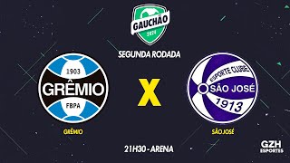 AO VIVO (com imagens): Grêmio x São josé - Gauchão 2024 | 24/01/2024