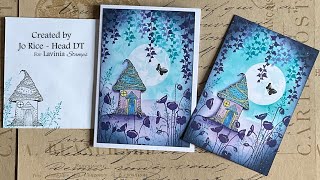 Magical Zen House by Jo Rice #laviniastamps #cardmaking