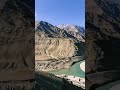 Sindhu river and Zanskar River Sangam in Leh Ladakh #shorts