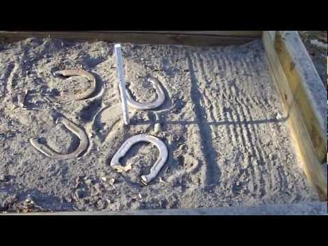 HORSESHOES *HOW TO BUILD A HORSESHOE PIT CHEAP HORSESHOES *HOW TO BUILD A HORSESHOE PIT CHEAP