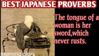 Best Of Japanese Proverbs And Sayings|With The Third Glass The Wine Drinks The Man| #motivational