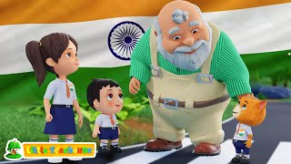 Jhanda Lekar Chale School, स्वतंत्रता दिवस गीत, Patriotic Song for Kids and Nursery Rhymes