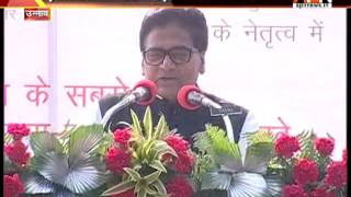 Ram Gopal Yadav addressing on opening of Agra-Lucknow Expressway