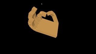 3D hand made in processing JAVA