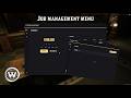 Job management menu | RedM Script