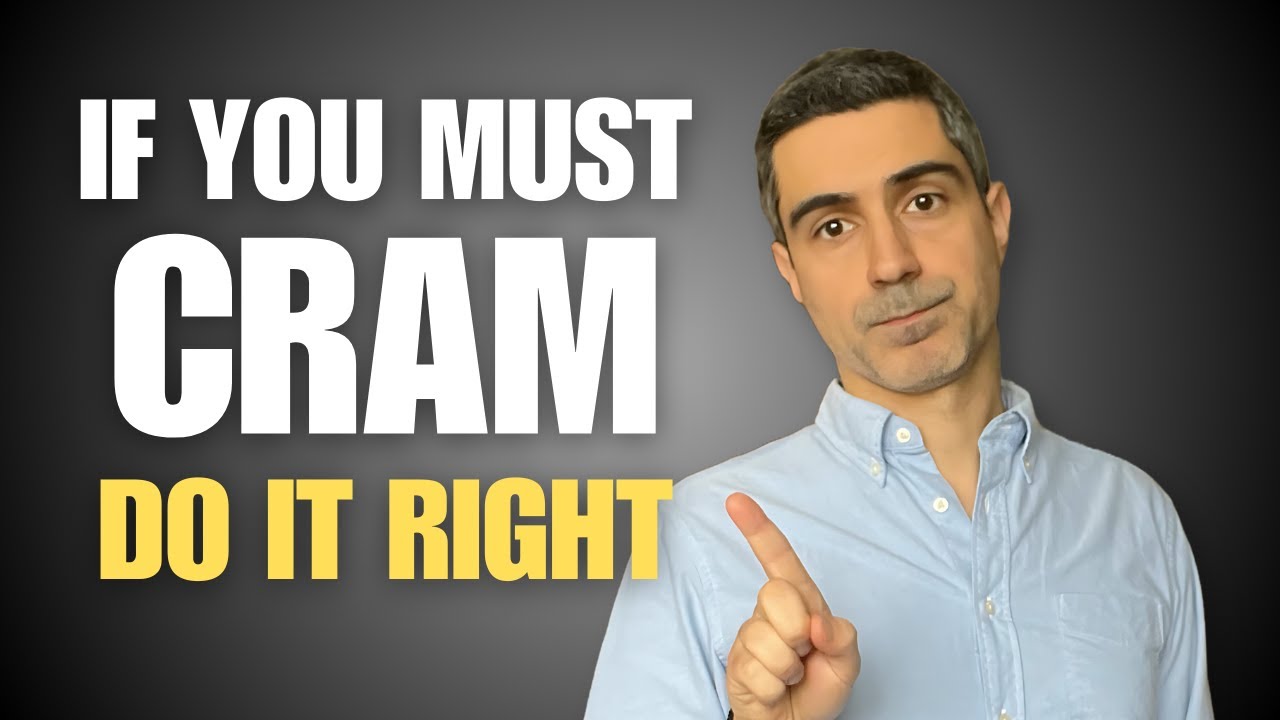 How To Actually Cram According To A College Prof Even Though You