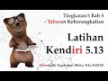 Matematik Tambahan Tingkatan 5 KSSM Bab 5 - Latihan Kendiri 5.13 | Taburan Kebarangkalian