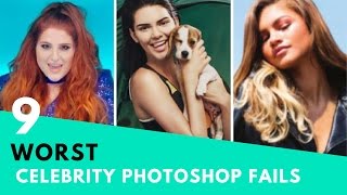 Top 9 Worst Celeb Photoshop Fails! | Hollywire