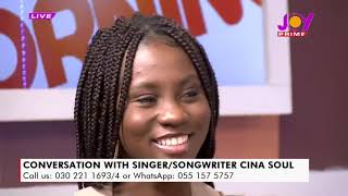 Cosy Chat with singer-songwriter, Cina Soul on Prime Morning