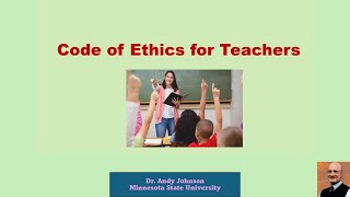 CODE OF ETHICS FOR TEACHERS