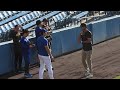 試合前の大谷翔平 u0026ダルビッシュ有 u0026松井裕樹の練習風景！3人で談笑や記念撮影も！【現地映像】9月25日ドジャースvsパドレス第1戦