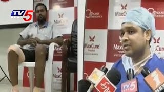 Maxcure Hospital Doctors Success in Multiple Operations To Save a Patient | Madhapur | TV5 News