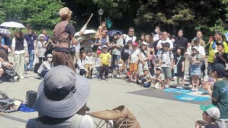 東京上野公園的街頭藝人，精彩紛呈