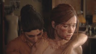 THE LAST OF US PART II Dina saves Ellie from Infected, WLF and from herself PS4 PRO