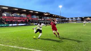 Callum Jones scores Dartford’s 2nd v Whitehawk