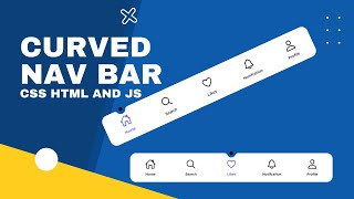 Navigation Menu Indicator using Html CSS & JavaScript | curved effect