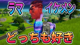 イケメンと動くラマに狂気乱舞【フォートナイト/Fortnite】