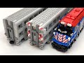 LEGO 1:48 Metra EMD F40C + Nippon Sharyo Bilevel Gallery Cars (Power Functions)