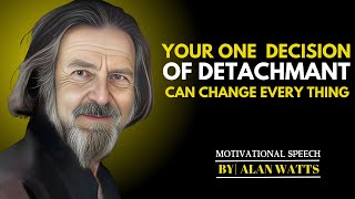 Your One Decision of Detachment Can Change Everything || Best Motivational Speech By  Alan watts